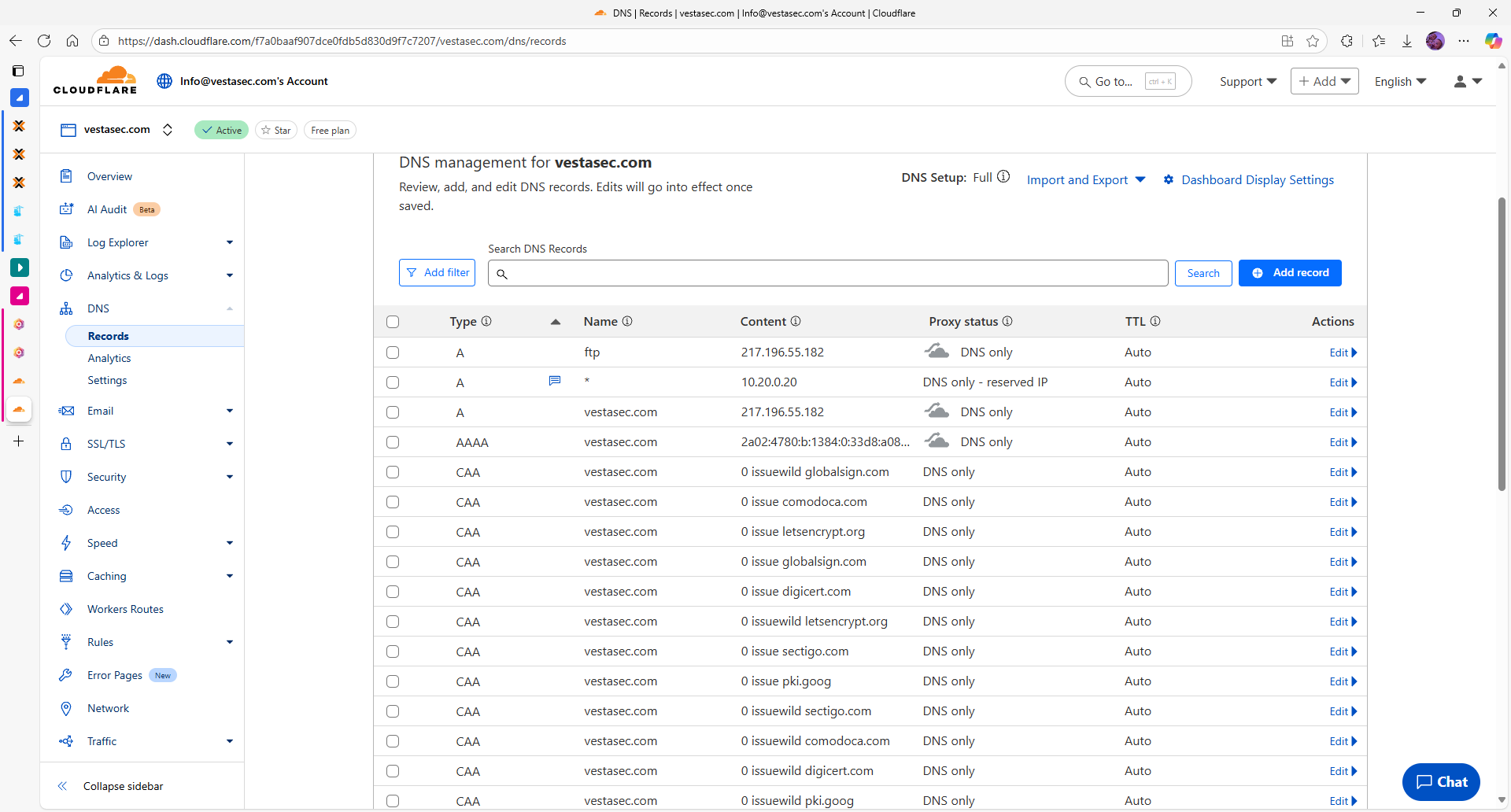 Cloudflare DNS