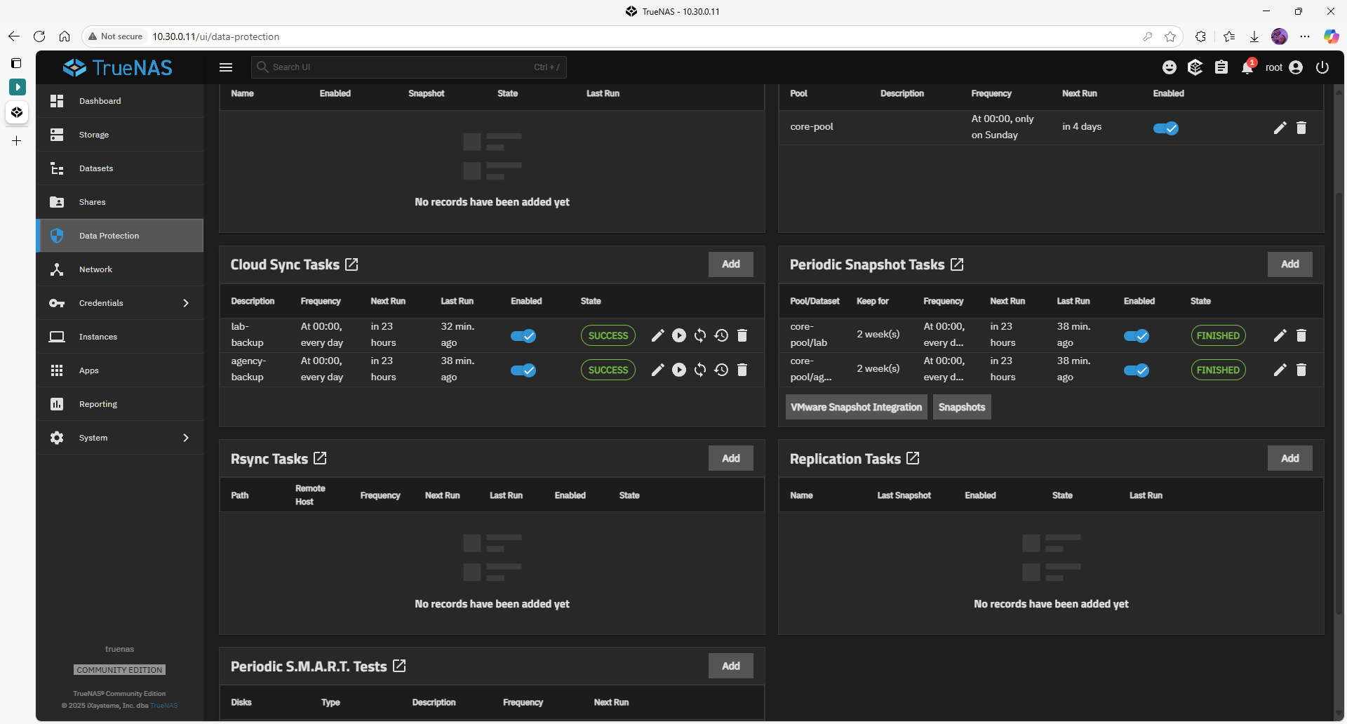 Cloud-sync task list